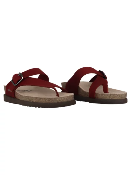 Lniane stringi Mephisto czerwone