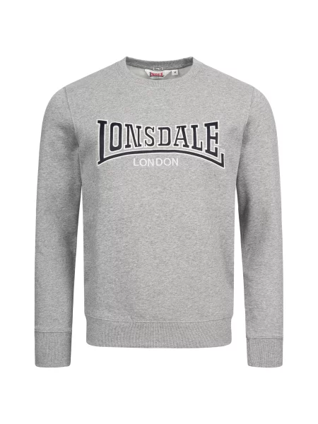 Pulover Lonsdale s potiskom siva