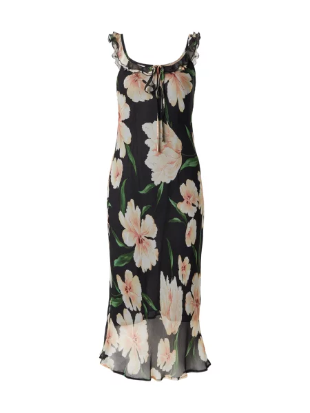 ABOUT YOU Rochie de vară Mara verde / roz pastel negru