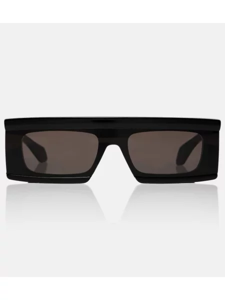 Top Alaïa fără toc cu autograf negru