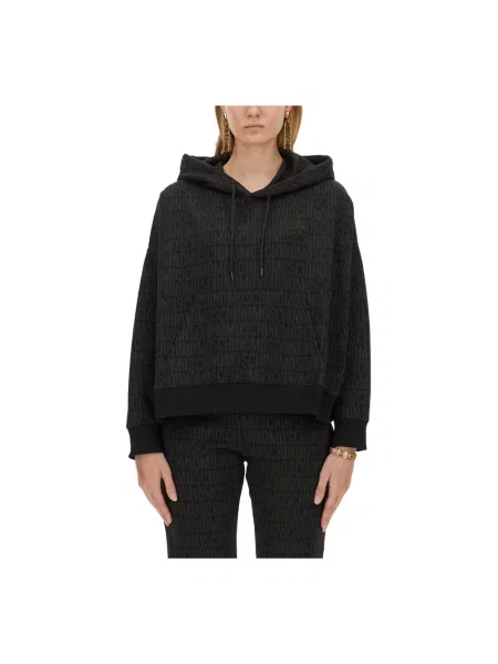 Bluza Moschino z logo czarna