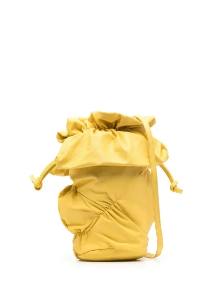 Geantă de mână Discord Yohji Yamamoto din piele galben