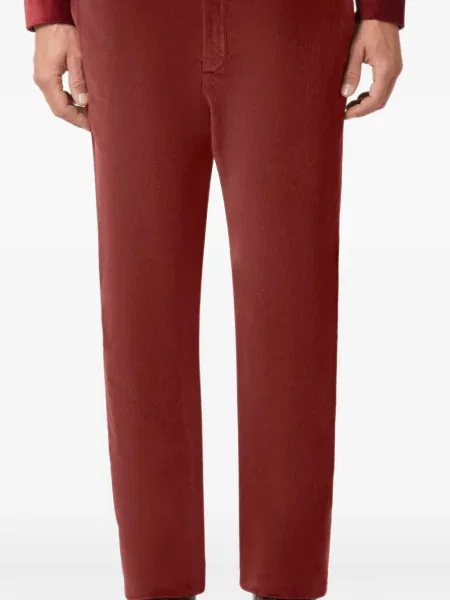 Pantaloni Paul & Shark de catifea cord alb