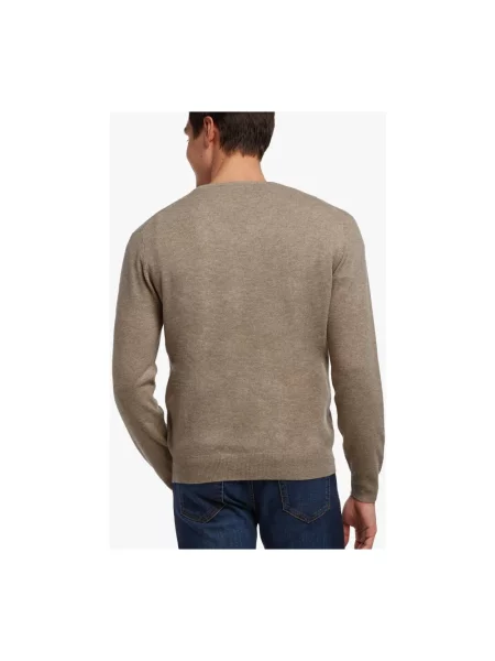 Sweter Brooks Brothers z kaszmiru beżowy