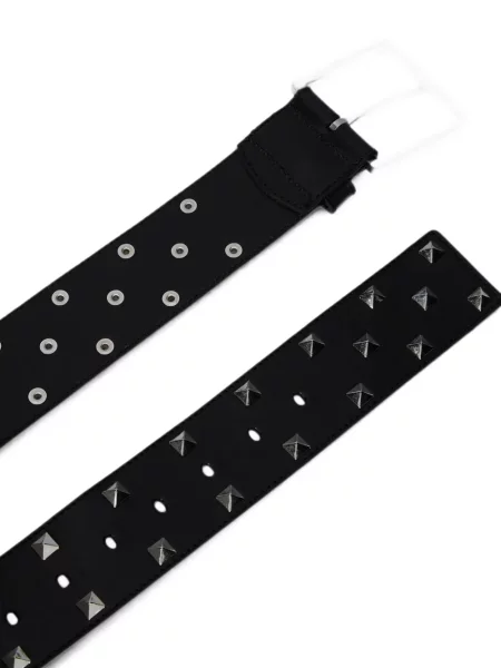 Cu centură curea Karl Lagerfeld Jeans din piele negru