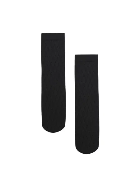 Lniane skarpety Wolford czarne