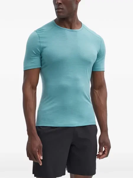 Tricou Icebreaker din lână merinos albastru