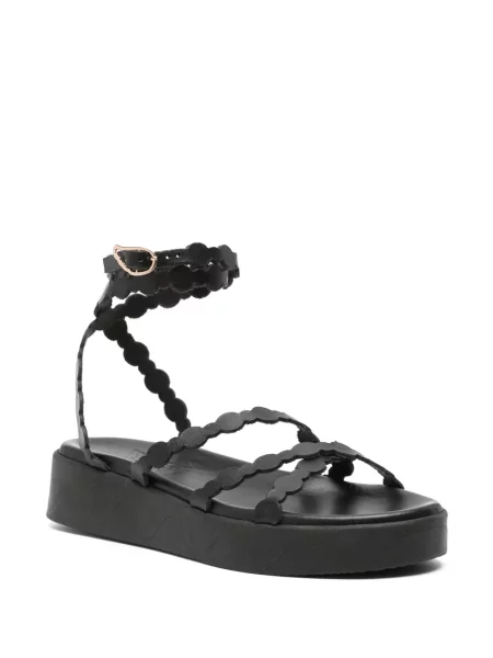 Sandale Ancient Greek Sandals din piele negru