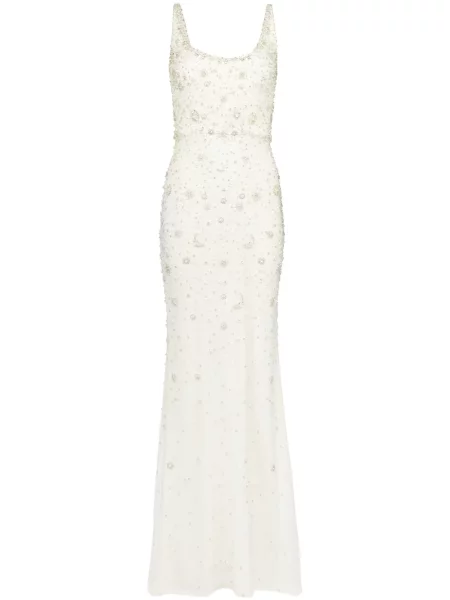 Rochie Jenny Packham de costum alb