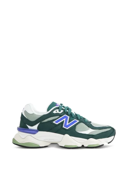 Sneakerși New Balance cu șireturi din dantelă albastru