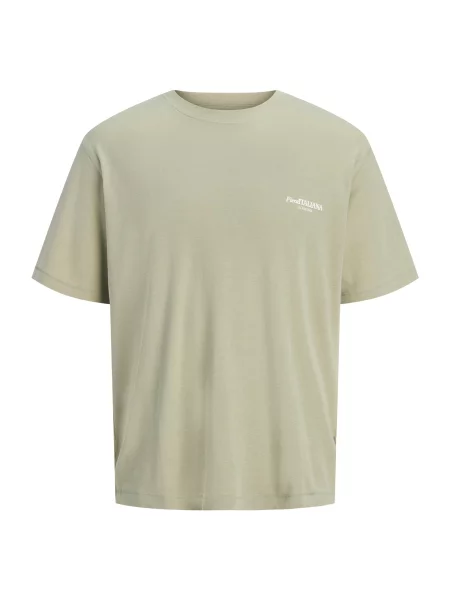 JACK & JONES Tricou JORHYERES verde iarbă / portocaliu alb