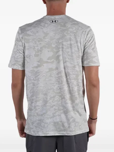 Tricou Under Armour cu autograf gri