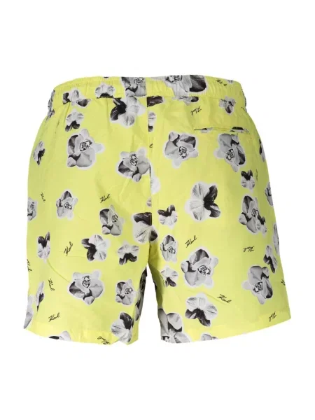 Wielobarwność kąpielówki Karl Lagerfeld Beachwear żółte