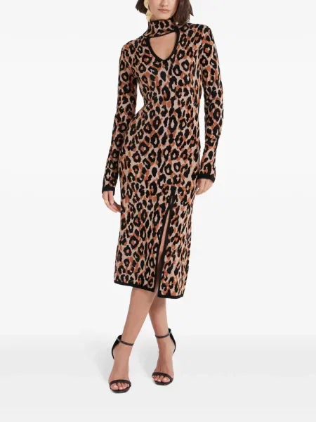 Rochie Temperley London tricotate maro
