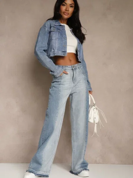 Blugi Carilvienne Albaștri albastru