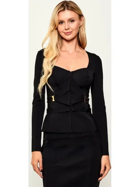 Elisabetta Franchi Bluză negru