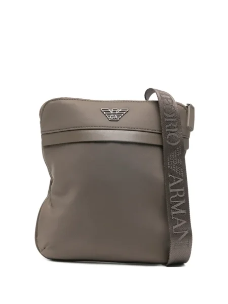 Geantă Emporio Armani maro