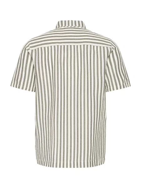 Casual Friday Košeľa CFHALSTEN / žltá / tmavosivá béžová