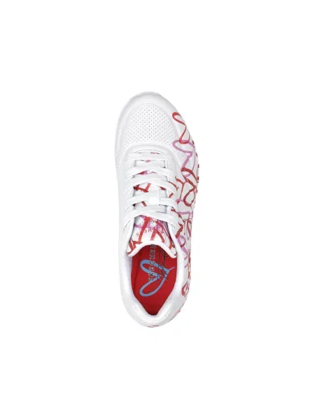 Pantofi Skechers alb