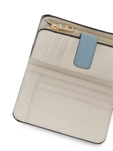 Portofel Furla cu autograf albastru