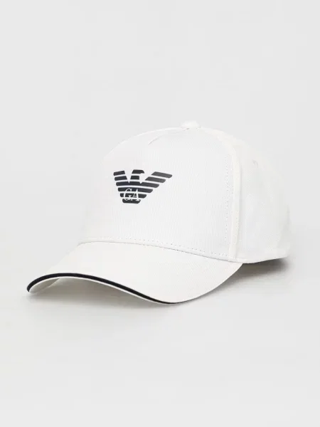 Emporio Armani șapcă din alb