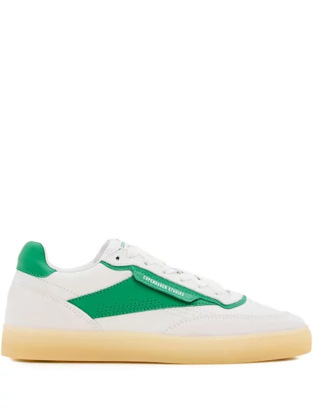 Sneakerși Copenhagen din piele alb
