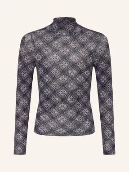 Scotch & Soda Tričko S Dlouhým Rukávem tmavě / světle fialová / tmavě modrá