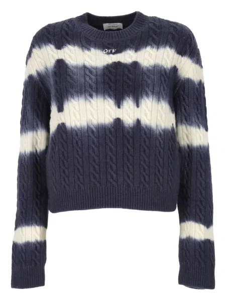 Pulover Off-white alb