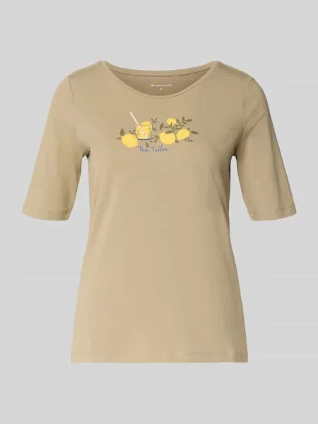 T-shirt o kroju regular fit z mieszanki bawełny z nadrukiem z motywem Tom Tailor