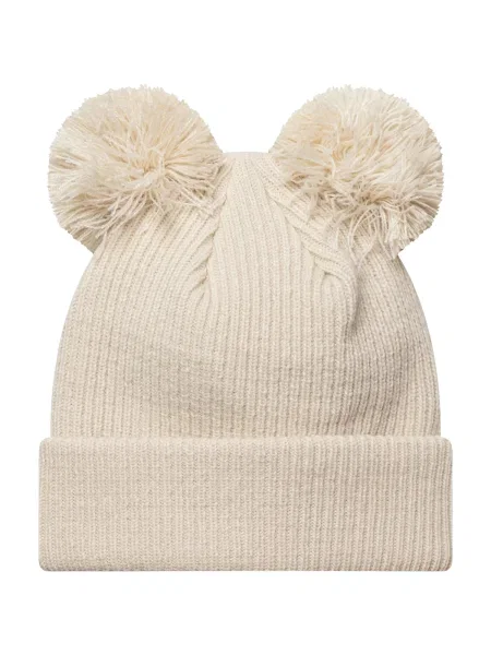 Női téli sapka New Era Double Pom Beanie New York Yankees stone. Méret: OS bézs