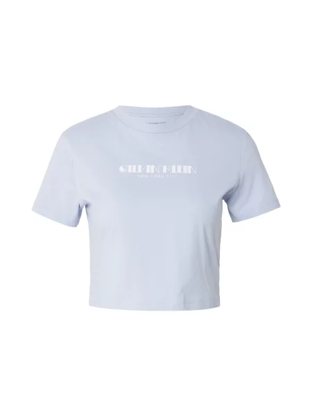 Calvin Klein Jeans Póló világoslila fehér