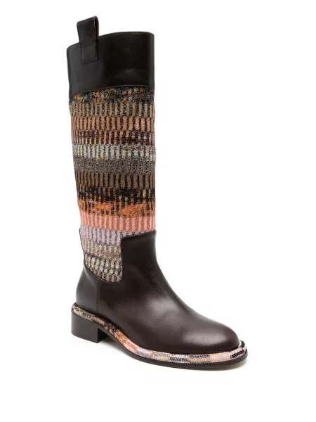 Botki Missoni brązowe