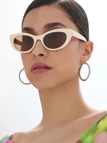 Saint Laurent ochelari de soare bej
