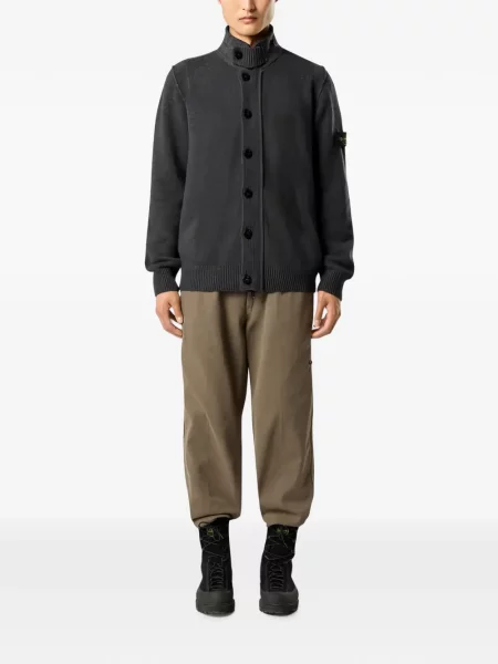 Pulover Stone Island cu strasuri gri