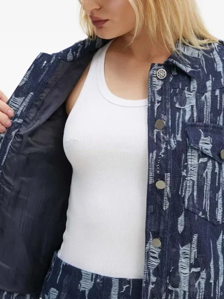 Geacă de blugi Bruuns Bazaar albastru