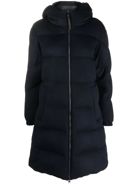 Haină de lână Woolrich de lână albastru