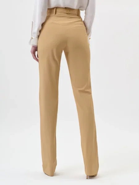 Брюки Elisabetta Franchi бежевые