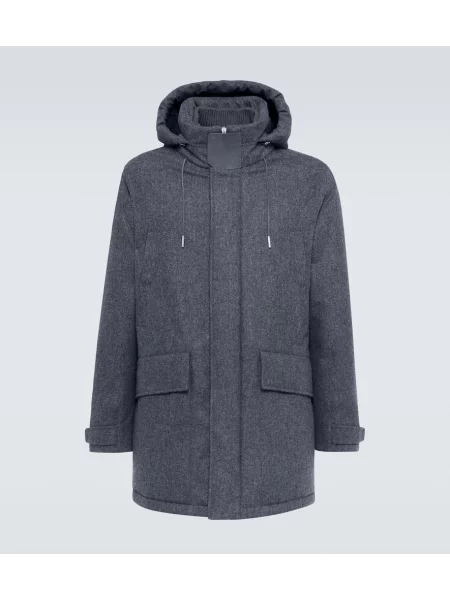 Palton Zegna de lână gri