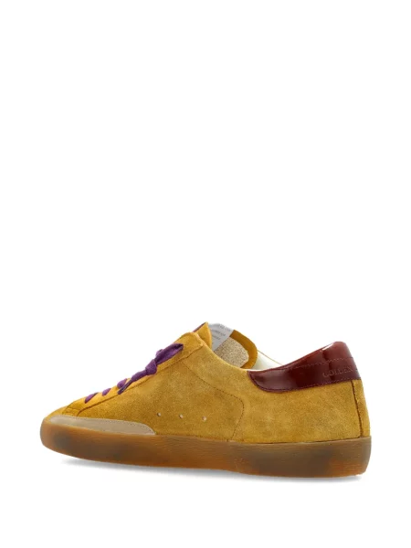 Sneakerși Golden Goose din piele de căprioară galben
