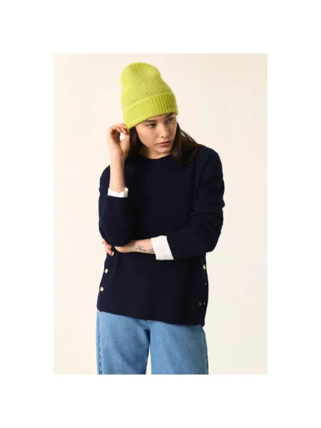 Sweter Des Petits Hauts niebieski