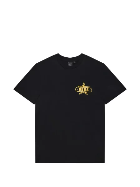 Scurt tricou Deus Ex Machina cu imagine negru