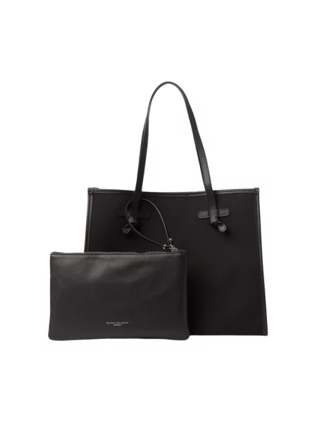 Shopperka Gianni Chiarini skórzana czarna