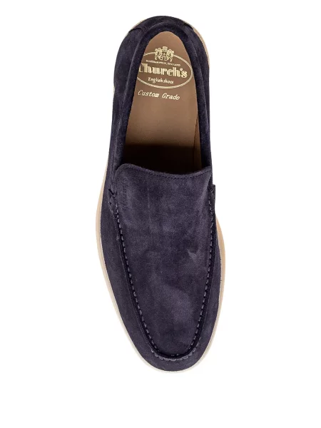 Pantofi loafer Church's din piele albastru