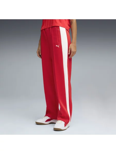 Proste spodnie dresowe T7 Always On czerwone