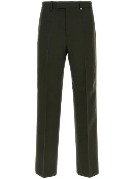 Pantaloni Burberry de lână verde