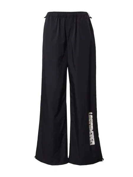 Millane Pantaloni Lia gri deschis / negru alb