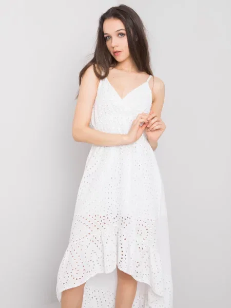 Obleka obleka Fashionhunters bela