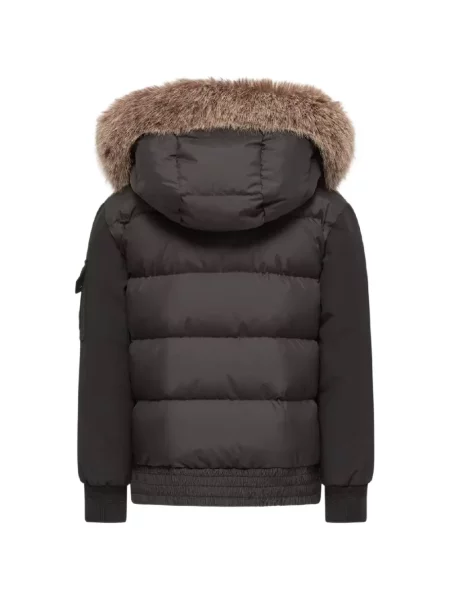 Kurtka puchowa dziecięca Moncler Enfant czarna