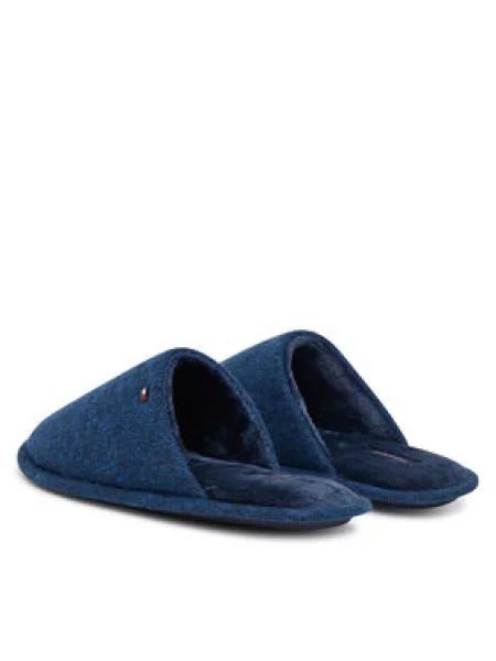 Copati Tommy Hilfiger Hilfiger Herringbone House Shoe Mornarsko modra