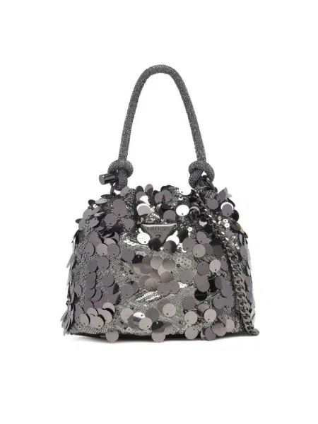 Guess Дамска чанта сребрист